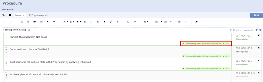 Recording data real time