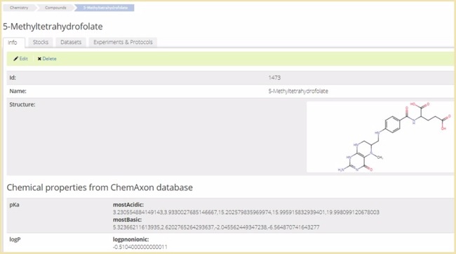 Chemical registration - Labguru ELN