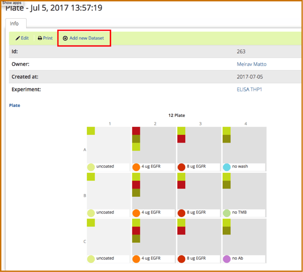 Add Dataset - Labguru ELN