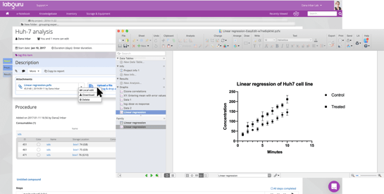 Labguru ELN- Easy Edit app