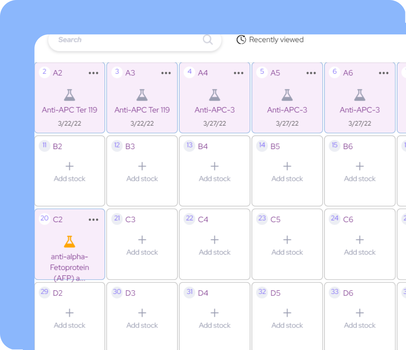 Inventory- storage