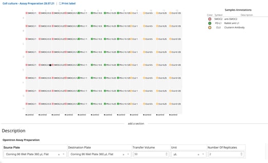 Labguru and opentrons integration code