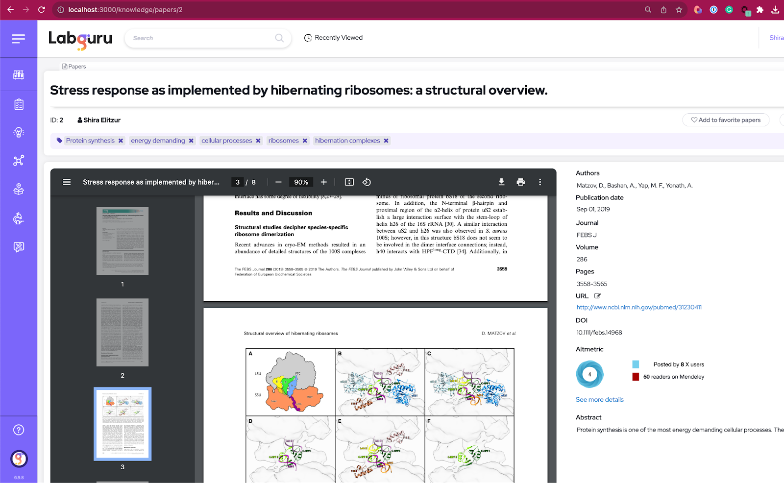 Labguru screenshot_ Tagging
