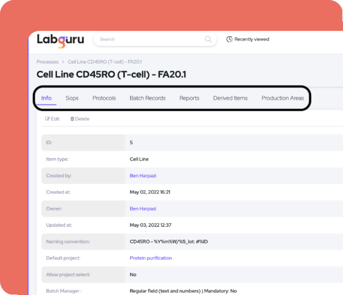 Electronic Batch Records (eBR) Management