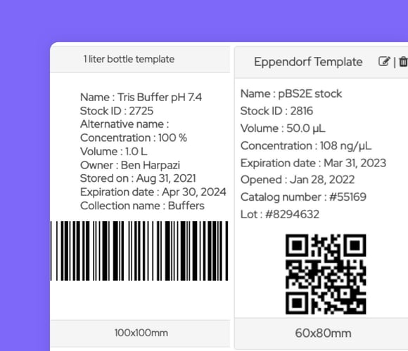 QR-Coded Labels