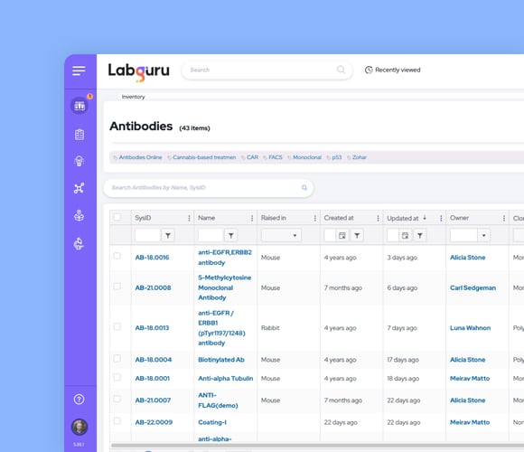 Track Your Storage Locations