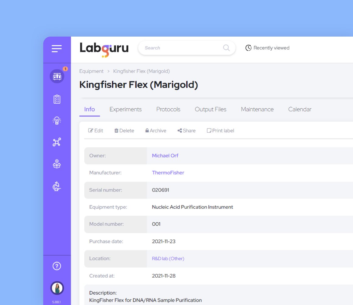 Labguru LIMS Software for Laboratories | Get a Free Trial