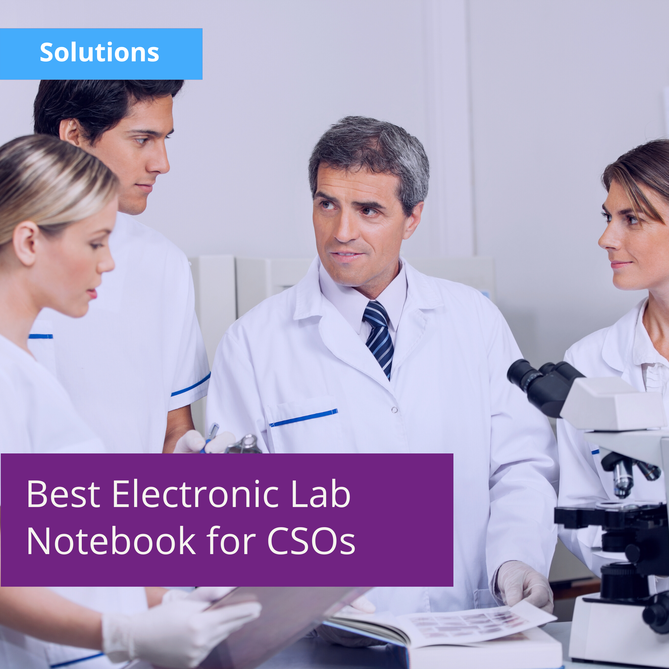 Electronic lab notebook for CSOs